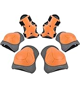 Kids/Youth Knee Pad Bicycle Helmet Elbow Pads Wrist Pads Protective Gear Children 7-in-1Gear Set,...