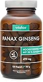 FÜR 4 MONATE. Durch unsere hohe Dosierung von 98 mg Ginsenosiden pro Kapsel reicht 1 Kapsel am Tag. Die Dose mit 120 Kapseln hält somit für 4 Monate