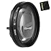 Produktbild D & F 52mm Professionelle Unterwasser-Fotografie Nahaufnahme Makro-Filter Linse 10X Vergrößerung High-Definition-Objektiv für GoPro Hero 6/5 Kamera Körper