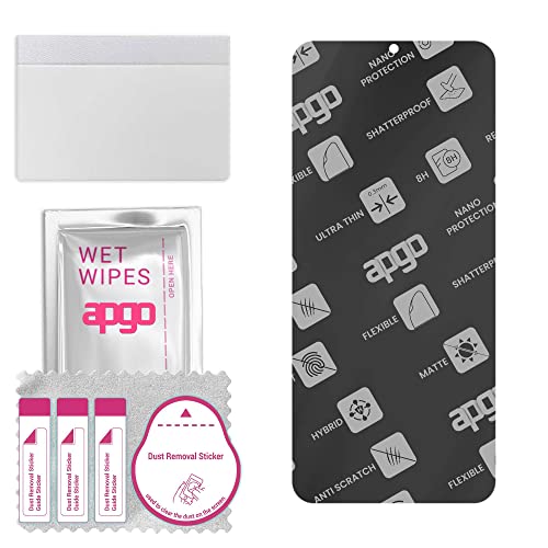 apgo Protector de pantalla MATTE Hybrid Glass para ZTE Blade V41 Vita 5G