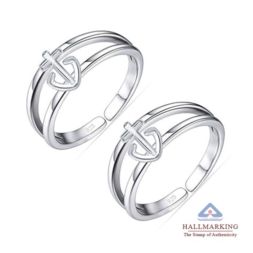 Image of TRUESILVER ACPL 925 Sterling Silver Toe Rings for Women (Adjustable) BIS Hallmarked Multi-Design Bichiya | Pure Chandi Foot Jewelry | Gift for Mom, Anniversary, Birthday, Wedding