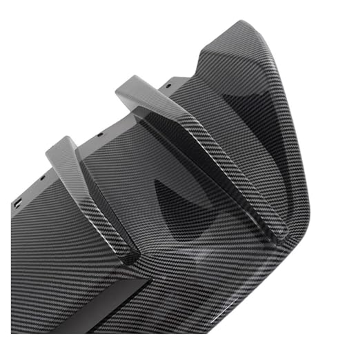 Diffuseur arrière look carbone pour Mustang S650 2024 lèvre de pare-chocs premium