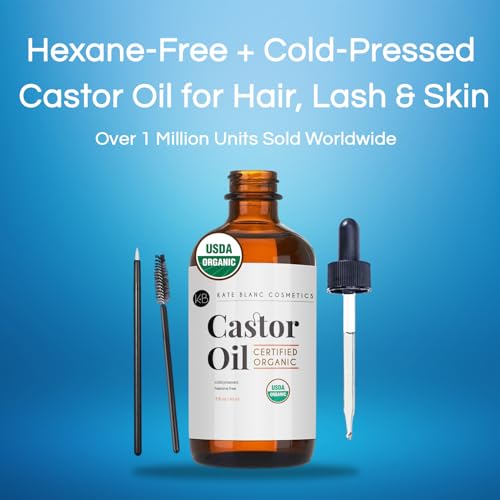 Kate Blanc Organic Castor Oil for Hair & Scalp 2oz — view 3