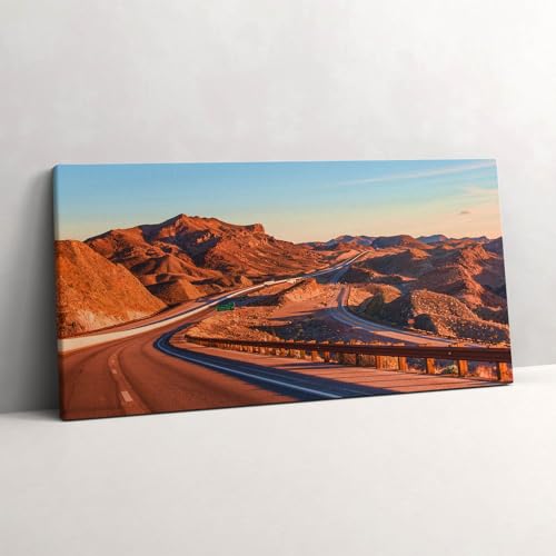 Image sur toile 120x60cm rochers et canyon pour habiller un grand mur vide avec élégance