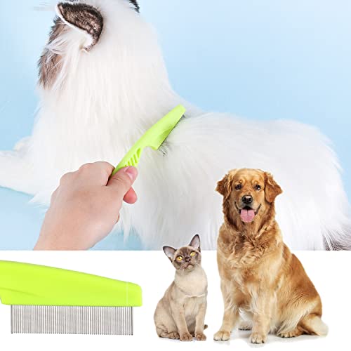 Image of Lice Kit, 7pcs Head Lice Remover Tool Lice Comb Tick Remover for Dogs Fine Tooth Comb for Lice Nit Removal with Tweezers Nail Clippers for Dog Cat Pet Human