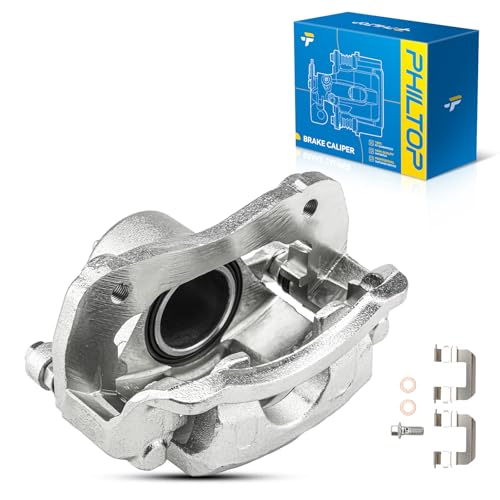 Image of PHILTOP Brake Caliper for 2007-2010 Hyundai Elantra | Front Left Caliper for 2006-2010 Hyundai Sonata, 2006-2010 Kia Optima