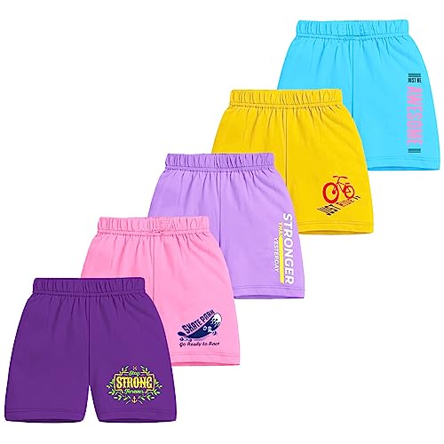 Image of MIST N FOGG Boys&Girls Cotton Shorts Pack of 5