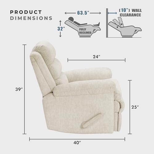 Sillón Plegable Textura Microfibra Beige miniatura 5