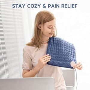 Heating Pad for Back Pain Cramps Relief, ZUODUN Electric Heating Pads for Neck/Shoulder/Leg with Auto Shut Off Large, 6 Heat Settings & Moist Heat Options, Christmas Gifts for Women, Men, Mom, Dad Heating Pad for Back Pain Cramps Relief ZUODUN Electric Heating Pads for NeckShoulderLeg with Auto Shut Off Large 6 Heat Settings Moist Heat Options Christmas Gifts for Women Men Mom Dad