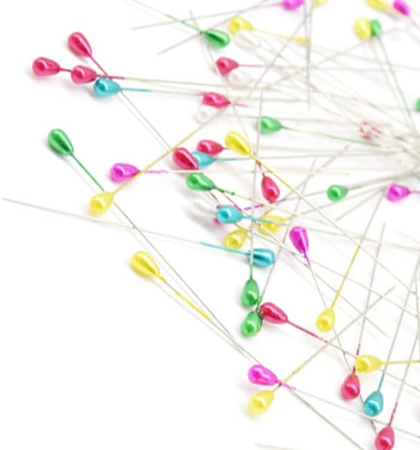 Miniatura 5 de 150 alfileres de costura de perlas de lágrima de 1.378 in, alfileres de ramillete de boda para manualidades, manualidades, joyería, costura,