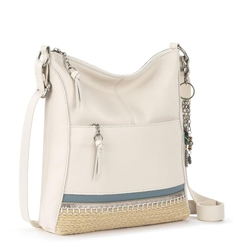 Image of The Sak Lucia Leather Crossbody Purse - Premium Leather Women's Handbag for Everyday & Travel - Cross Body Bag With Zipper