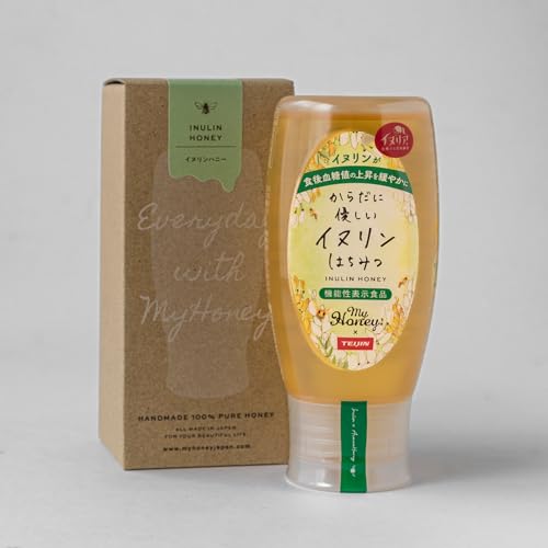 MYHONEY からだに優しいイヌリンはちみつ チューブボトル 500g×1本 ギフトボックス入り 希少 健康 美容 低GI値 ハンガリー産アカシア100%使用 ギフト プレゼント【 生はちみつ専門店 マイハニー 】