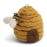 bienenkorb siegen Handarbeit En Gry & SIF - 16313 - Baumanhänger, Bienenkorb, Mehrfarbig, Filz, 6cm, Handarbeit