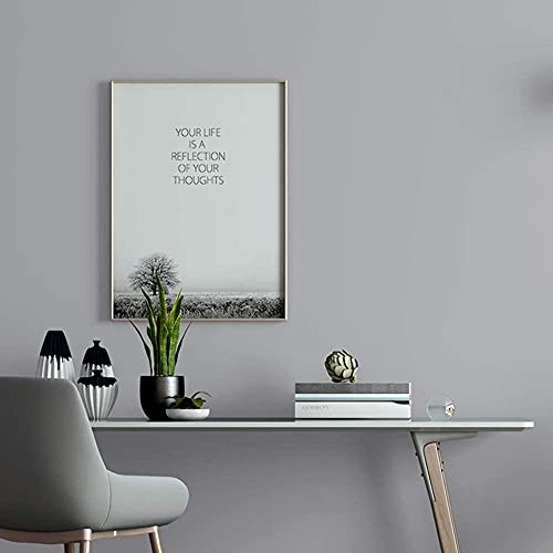 Image of Gray Self-Adhesive Wallpaper SelfA-dhesive Film Stick Paper Easy to Apply Peel and Stick Wallpaper Stick Wallpaper Shelf Liner Table and Door Reform 15.75 Inch by 393.7 inch