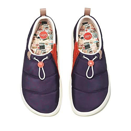 UIN Women's Camping Walking Travel Shoes Casual Slip On Loafers Lightweight Art Painted Fashion Sneaker Toledo Series2