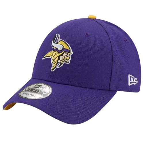 New Era NFL The League 9Forty Team Color Alternate Adjustable Strapback Hat Cap One Size Fits All - Minnesota Vikings Purple