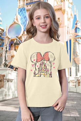 Image of Magical Shirts Women Girls Family Vacation Matching Shirt Magic Kingdom T-Shirt Mommy and Me Trip Short Sleeve Tops
