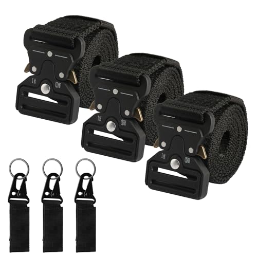3 Stk Taktischer Gürtel Herren,Militär Arbeitsgürtel Herren...