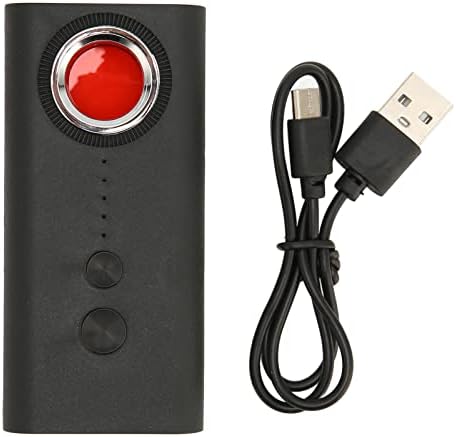 ASHATA T1 Anti Spy Detector, Portable Hidden Infrared Signal Detector with Micro USB, GPS Detector, Anti Location/Anti Eavesdropping/Anti Sudden Shooting/Anti Tracking(T1)