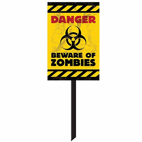 Amscan Danger Zombies Yard Sign