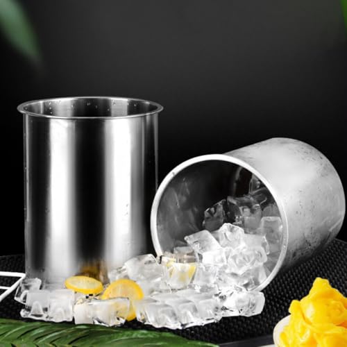 Seau à glace en acier pour éviter les boissons chaudes