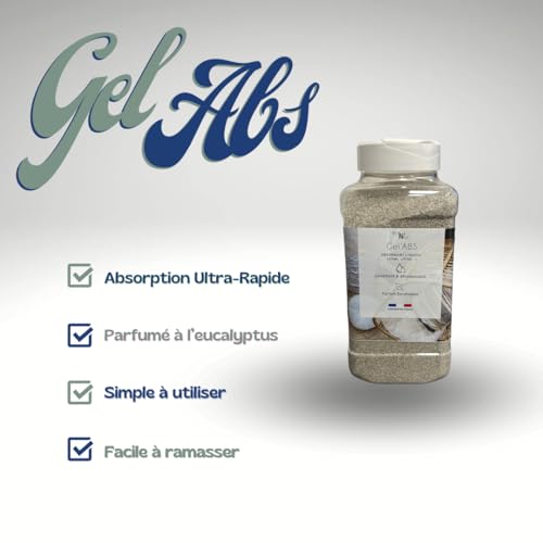 Gélifiant solidifiant désodorisant parfum eucalyptus en seau