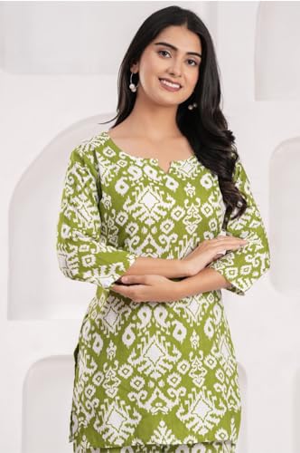 Image of YAZIA Women Cotton Lounge Wear Set - Printed Top & Pyjama Co-Ord Set | Soft Breathable Fabric | Daily, Nightwear & Home Wear | Small to 3XL