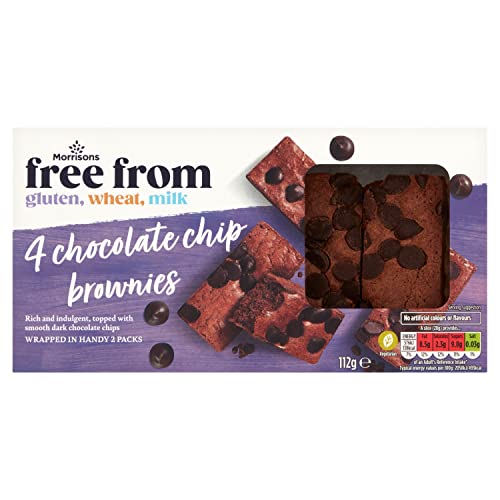 Morrisons Free From Chocolate Chip Brownie 112g