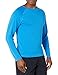 Kanu Surf Men's UPF 50+ Long Sleeve Rashguard Swim Shirt, Royal, Large