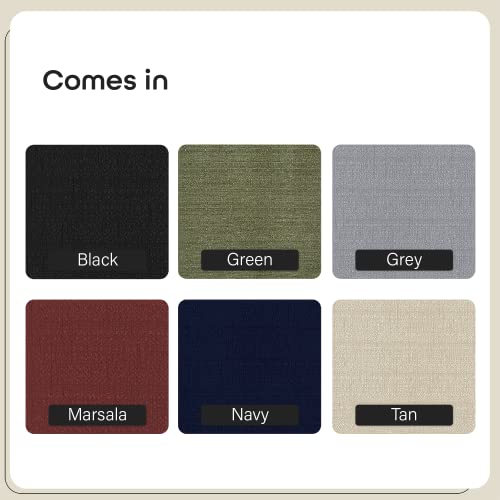 Achim Home Furnishings DRVL14GC12 Soft Window Darcy Curtain Valance, Green & Camel thumb #4