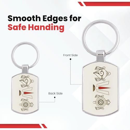 Image of MG | Motivational & Devotional Metal Glossy Keychains | Shiva /Krishna /Ganesha /Balaji /Buddha /Hanuman /Jesus /Laxmi /Ram /Evil Eye - Stylish & Durable Gift Keychain