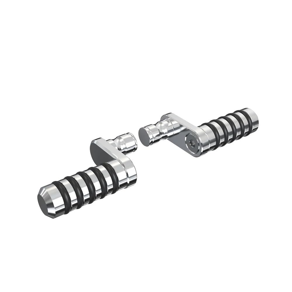 Uuipip Silver Motorcycle Gear Shift Lever Brake Pedal Gear Shift Lever Toe Peg Step Plate For Rsv Rsv4 1000 1100 For Shiver 750 For Tuono 660 1100 1000 Rs660 Gt 900