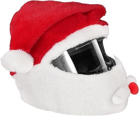 Santa Claus Plush Helmet Cover