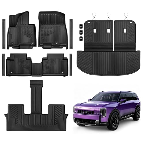 Image of Floor Mats for Kia Telluride Accessories 2027 Hybrid 7&8 Seat