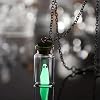 Adopt A Ghost Necklace & Earrings Set - Glow In The Dark Ghost In A Bottle, Halloween Jewelry, Cute Pendant - View #4