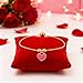 Ferreve 5 Pack Galentines Day Gifts Bulk Heart Friendship BFF Bracelets Adjustable Valentines Tribe Gifts for Group Friends Women (Exquisite Style)