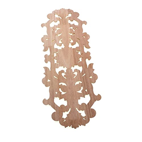Calcomanía de esquina marco de decoración Youther apliques de muebles vintage madera 7