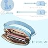 COSHAYSOO Blue Girls Purse Crossbody Initial Fanny Pack Belt Bag, 6 7 8 9 10 11 12 Year Old Girl Birthday Gifts Monogrammed Letter L #2