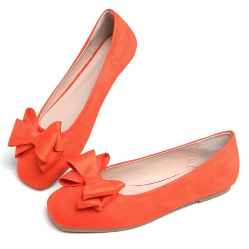 Image of Dear Time Women's Flats Shoes Bowknot Dressy Ballets Loafers Wedding Business Casual Walking Shoes