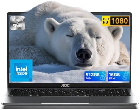 Laptop, Ιntel N150 Processor (Up to 3.6GHz), 16GB RAM 512GB SATA ...