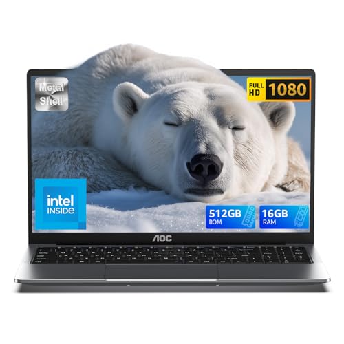 KAIGERR Laptop, 15.6-inch Laptop, 2025 Laptop Computer, 16GB RAM 512GB