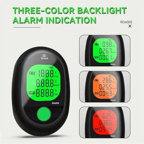 Medidor portátil EMF RD600S 3 en 1 para inspecciones miniatura 5