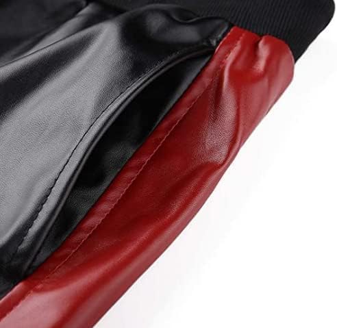 Men's Genuine Lamb Skin Leather Jogging Tracksuit Casual Running Jogging Athletic Outfits Suit Full Zip Sports Cuir