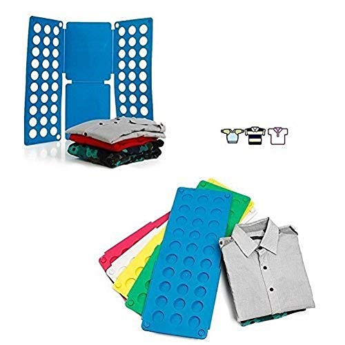Ducomi® - Doblador de ropa para doblar rápidamente camisas, vestidos, pantalones, camiseta. Accesorio para doblar ropa.