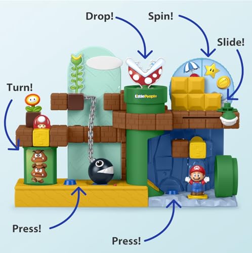 Image of Fisher-Price Little People Mario Playset