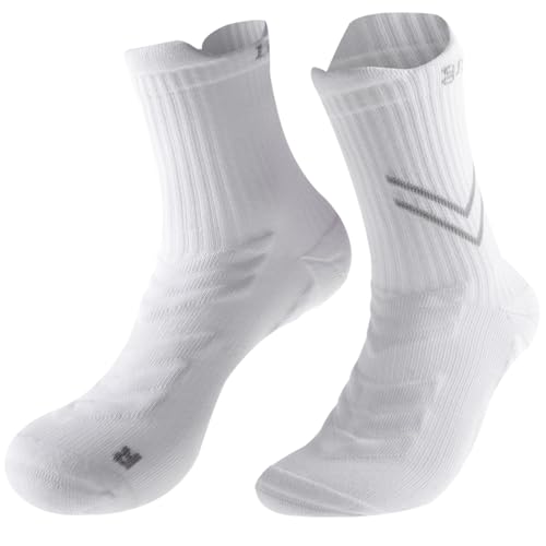 LeaderKing 2 Or 4 Pairs Of Men's Breathable Buffer Running Socks 3d Non-Slip Sports Socks Moisture-Wicking Hiking Socks2