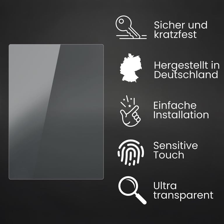 Bruni Screen Protector compatible with Surfans F22 Protector Film, crystal clear Protective Film (2X)