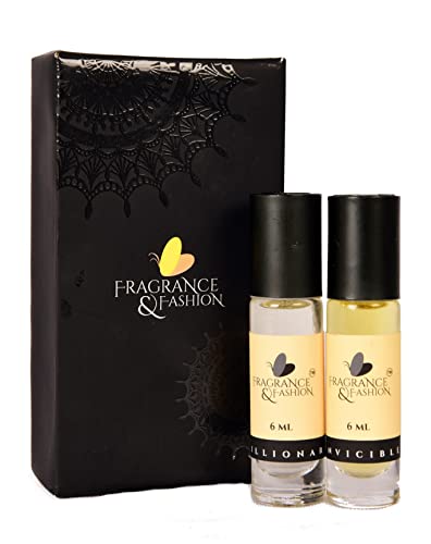 Image of Fragrance & Fashion French Collection Gold Combo Pack: Set of 2-6ml Each Fragrance & Fashion - Indulge in Luxurious French Scents!