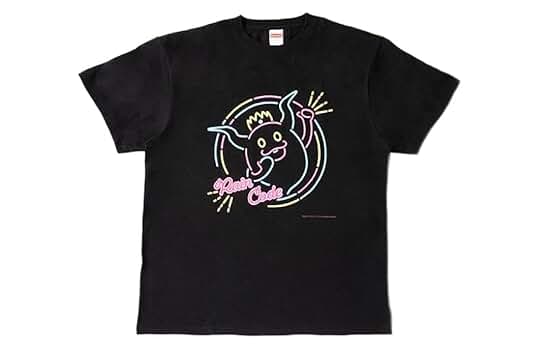 Amazon | Mサイズ レインコード ネオン管デザインTシャツ 1YEY