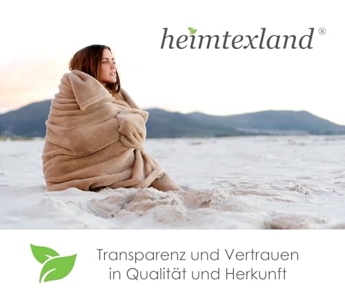 heimtexland ® Soft Touch Kuscheldecke Sterne Sherpa Plüsch XL 200x150 Ökotex Fell Decke Grau Typ718